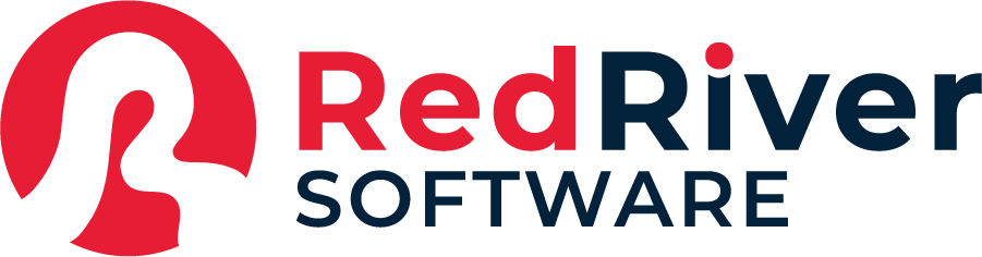 New Red River logo with Circle around the R
